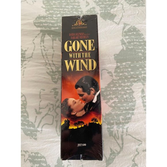 Gift 2 Tape Set Gone with The Wind VHS Remastered Color Digital Soundtrack NIB - Picture 8 of 13